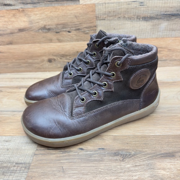 Be Lenka Atlas barefoot women's size 10.5 Eu 41 minimalist leather boots brown - Picture 2 of 10